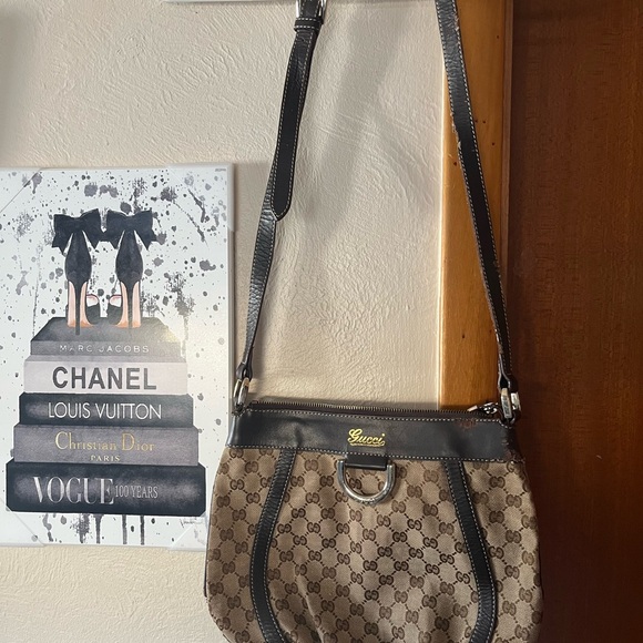 🔥SALE🔥 Authentic Vintage Gucci Monogram Shoulder Crossbody Bag - Picture 3 of 13